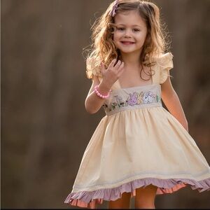 Adelaide Original Easter Bunny Toddler Dress / size 3T